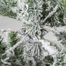 Ель новогодняя искусственная заснеженная "Snow Queen" 150 см, литой ПЭТ+ПВХ, ЗОЛОТАЯ СКАЗКА, 591315