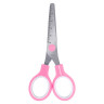 Ножницы BRAUBERG KIDS 130 мм, ручки розовые, закругленные лезвия с линейкой, 274063 - Ножницы, ножи | СнабС
