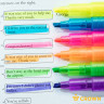 Набор текстовыделителей Crown "Multi Hi-Lighter" 6цв., 1-4мм, чехол с европодвесом по низкой цене оптом Краснодар, Москва, Уфа, Казань, Барнаул, Владивосток, Хабаровск, Сахалин, Красноярск, Екатеренбург, 
