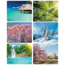 Коврик для мыши DEFENDER Silk Pad Nature, шелк+натуральная резина, 230x190x1,6 мм, 10 видов, 50707 по низкой цене оптом Краснодар, Москва, Уфа, Казань, Барнаул, Владивосток, Хабаровск, Сахалин, Красноярск, Екатеренбург, 