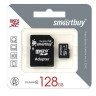 Карта памяти micro SDXC, 128 GB, SMARTBUY, UHS-1 U1, 80 Мб/сек. (class 10), с адаптером, SB128GBSDCL1001 по низкой цене оптом 