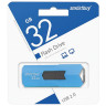 Флеш-диск 32 GB SMARTBUY Stream USB 2.0, синий, SB32GBST-B по низкой цене оптом Краснодар, Москва, Уфа, Казань, Барнаул, Владивосток, Хабаровск, Сахалин, Красноярск, Екатеренбург, 