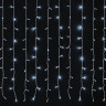 Электрогирлянда-занавес комнатная "Штора" 3х2 м, 306 LED, холодный белый, 220 V, ЗОЛОТАЯ СКАЗКА, 591333 по низкой цене оптом 