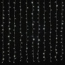 Электрогирлянда-занавес комнатная "Штора" 3х2 м, 306 LED, холодный белый, 220 V, ЗОЛОТАЯ СКАЗКА, 591333 по низкой цене оптом 