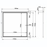 Экран проекционный настенный (180х180 см), матовый, электропривод, 1:1, BRAUBERG "MOTO", 236733 по низкой цене оптом 