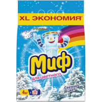 Стиральный порошок-автомат 4 кг, МИФ, 3 в 1, "Свежий цвет", MS-81583939