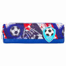 Пенал ЮНЛАНДИЯ, 1 отделение, полиэстер, "Football", синий, 19х4х6 см, 270270 по низкой цене оптом 