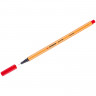 Ручка капиллярная (линер) STABILO "Point", КРАСНАЯ, корпус оранжевый, толщина письма 0,4 мм, 88/40 по низкой цене оптом 