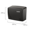 Диспенсер для полотенец LAIMA PROFESSIONAL ORIGINAL (Система H3), V-сложения, черный, ABS, 605762 по низкой цене оптом Краснодар, Москва, Уфа, Казань, Барнаул, Владивосток, Хабаровск, Сахалин, Красноярск, Екатеренбург, 