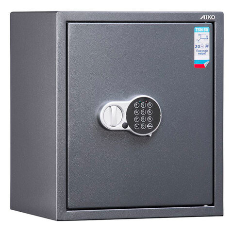 Сейф AIKO "TSN-50 EL", 500х435х381 мм, 21 кг, электронный замок, полка, S10399530414 по низкой цене оптом 