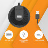 Хаб A4TECH HUB-20, USB 2.0, 4порта, черный, 1874611 по низкой цене оптом Краснодар, Москва, Уфа, Казань, Барнаул, Владивосток, Хабаровск, Сахалин, Красноярск, Екатеренбург, 