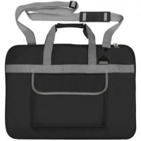 Сумка для художника СУПЕР РАЗМЕР А2+ (62см*45см) чёрная накладной карман BRAUBERG ART CLASSIC, 272986