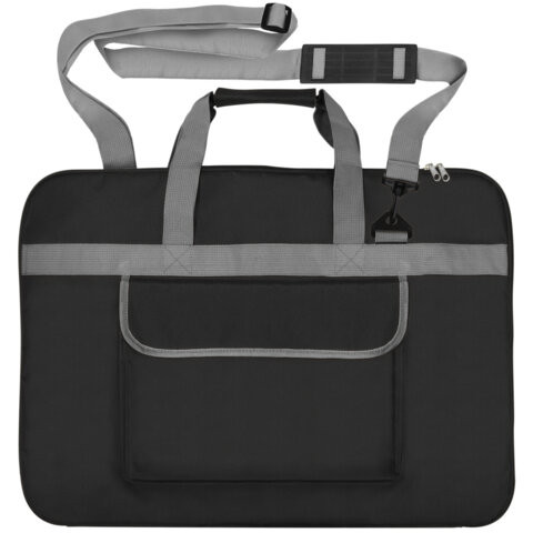 Сумка для художника СУПЕР РАЗМЕР А2+ (62см*45см) чёрная накладной карман BRAUBERG ART CLASSIC, 272986 по низкой цене оптом Сумка для художника СУПЕР РАЗМЕР А2+ (62см*45см) чёрная накладной карман BRAUBERG ART CLASSIC, 272986 по низкой цене оптом