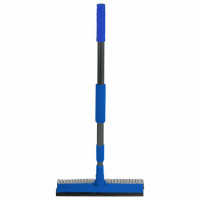 Окномойка с телескопическим черенком из металлопластика 70-120см и рабочей частью 25 см, ЛЮБАША, 700050