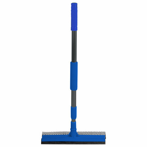 Окномойка с телескопическим черенком из металлопластика 70-120см и рабочей частью 25 см, ЛЮБАША, 700050 по низкой цене оптом 