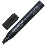 Маркер перманентный (нестираемый) STAEDTLER (Германия) "Lumocolor", ЧЕРНЫЙ, скошенный наконечник, 2-5 мм, 350-9 по низкой цене оптом 