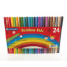 Фломастеры 24 ЦВЕТА CENTROPEN "Rainbow Kids", круглые, смываемые, вентилируемый колпачок, 7550/24ET, 7 7550 2402 по низкой цене оптом 