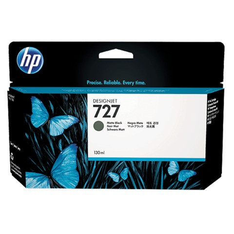 Картридж струйный для плоттера HP (B3P22A) Designjet T920/1500, №727, черный матовый, 130 мл, оригинальный по низкой цене оптом 