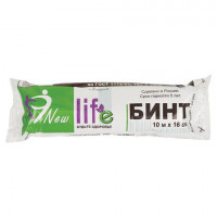 Бинт марлевый стерильный NEW LIFE 10 м х 16 см, плотность 36 (±2) г/м2, индивидуальная упаковка, 147950