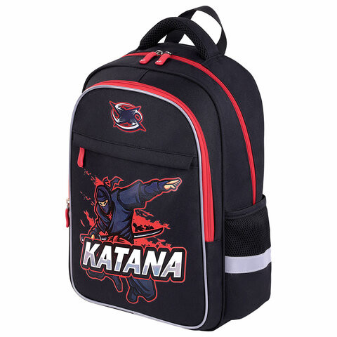 Рюкзак BRAUBERG FAVOUR, 2 отделения, 3 кармана, "Katana", 40х29х15 см, 271419 по низкой цене оптом 