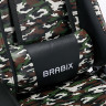 Кресло компьютерное BRABIX "Military GM-140", две подушки, экокожа, черное с рисунком милитари, 532802