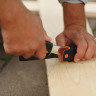 Нож для тяжелых работ с точилкой, FISKARS, трехкомпонентная рукоятка, напильник на лезвии, 1023619 по низкой цене оптом 