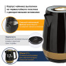 Чайник SONNEN KT-1776, 1,7 л, 2200 Вт, закрытый нагревательный элемент, пластик, черный/горчичный, 453418 по низкой цене оптом Краснодар, Москва, Уфа, Казань, Барнаул, Владивосток, Хабаровск, Сахалин, Красноярск, Екатеренбург, 