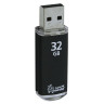 Флеш-диск 32 GB, SMARTBUY V-Cut, USB 2.0, металлический корпус, черный, SB32GBVC-K по низкой цене оптом Краснодар, Москва, Уфа, Казань, Барнаул, Владивосток, Хабаровск, Сахалин, Красноярск, Екатеренбург, 