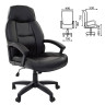 Кресло офисное BRABIX "Formula EX-537", экокожа, черное, 531388 по низкой цене оптом Краснодар, Москва, Уфа, Казань, Барнаул, Владивосток, Хабаровск, Сахалин, Красноярск, Екатеренбург, 