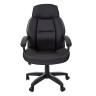 Кресло офисное BRABIX "Formula EX-537", экокожа, черное, 531388 по низкой цене оптом Краснодар, Москва, Уфа, Казань, Барнаул, Владивосток, Хабаровск, Сахалин, Красноярск, Екатеренбург, 