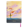 Блокнот А5 (143x210 мм), BRAUBERG VISTA "Color clouds", под кожу, гибкий, 80 л., 112068 по низкой цене оптом 