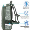 Ранец BRAUBERG PREMIUM, 2 отделения, с брелком, "Army", 38х29х16 см, 228783 по низкой цене оптом 