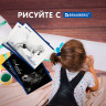 Альбомы для рисования А4 40 л., КОМПЛЕКТ 4 шт., скоба, обложка картон, BRAUBERG, 200х283 мм, "Кони" (2 вида), 880037 по низкой цене оптом 
