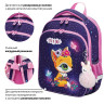 Ранец BRAUBERG QUADRO, 3 отделения, с брелком, "Little fox", СВЕТЯЩИЙСЯ, 37х28х18 см, 270601 по низкой цене оптом 