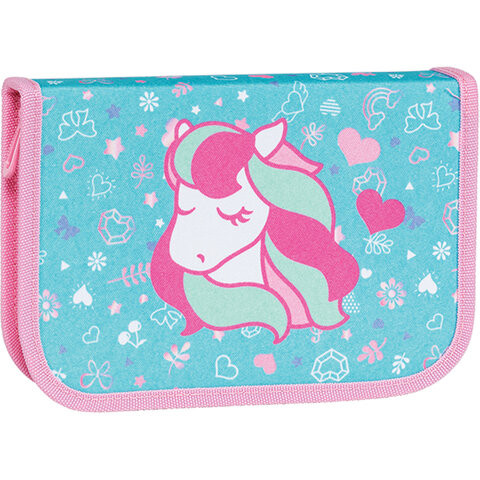 Пенал TIGER FAMILY 1 отделение, "Musical Pony", 20х14х4 см, 270249 по низкой цене оптом 