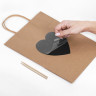 Пакет подарочный КОМПЛЕКТ 7 шт., 26x13x32 см, скретч-слой + стилус, "Heart on Kraft", ЗОЛОТАЯ СКАЗКА, 591971 по низкой цене оптом 