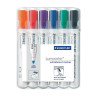 Маркеры стираемые для белой доски НАБОР 6 ЦВЕТОВ, STAEDTLER "Lumocolor", 2 мм, 351 WP6 по низкой цене оптом 