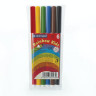 Фломастеры 6 ЦВЕТОВ CENTROPEN "Rainbow Kids", круглые, смываемые, вентилируемый колпачок, 7550/6ET, 7 7550 0602 по низкой цене оптом 