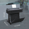 Плоттер HP DesignJet T630 24" (5HB09A) A1, Wi-Fi, сетевая карта, с подставкой по низкой цене оптом 
