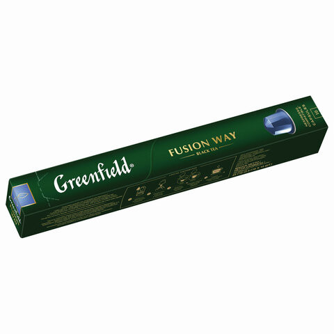 Чай в капсулах GREENFIELD "Fusion Way", черный, земляника-фиалка, 10 шт. х 2,5 г, 1364-10 по низкой цене оптом 