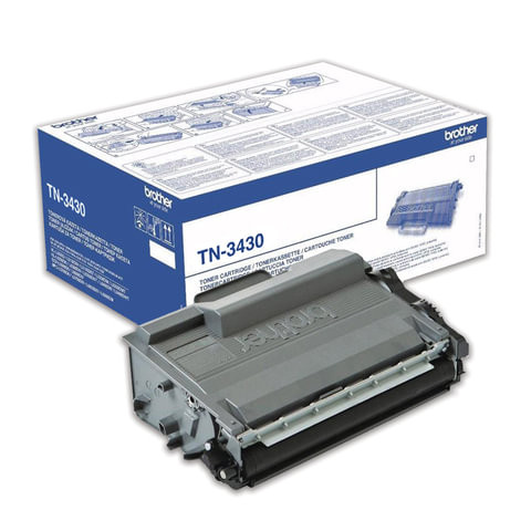 Картридж лазерный BROTHER (TN3430) HL-L5000D/5100DN/5200DW/6400DW\DCP-L6600, оригинальный, ресурс 3000 страниц по низкой цене оптом 