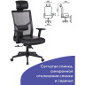 Кресло офисное BRABIX "Spectrum ER-402", синхромеханизм, подголовник, регулируемые подлокотники, 531836