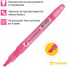 Текстовыделитель Crown "Multi Hi-Lighter" розовый, 1-4мм по низкой цене оптом Краснодар, Москва, Уфа, Казань, Барнаул, Владивосток, Хабаровск, Сахалин, Красноярск, Екатеренбург, 
