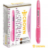 Текстовыделитель Crown "Multi Hi-Lighter" розовый, 1-4мм по низкой цене оптом Краснодар, Москва, Уфа, Казань, Барнаул, Владивосток, Хабаровск, Сахалин, Красноярск, Екатеренбург, 