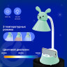 Настольная лампа-светильник SONNEN OU-611 на подставке, СВЕТОДИОДНАЯ, "SWEET BUNNY", 5 Вт, зеленый, 237642, DH-619 по низкой цене оптом Краснодар, Москва, Уфа, Казань, Барнаул, Владивосток, Хабаровск, Сахалин, Красноярск, Екатеренбург, 
