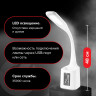 Настольная лампа-светильник SONNEN HS-01 на подставке, LСD экран, СВЕТОДИОДНАЯ, 5 Вт, белый, 238234 по низкой цене оптом Краснодар, Москва, Уфа, Казань, Барнаул, Владивосток, Хабаровск, Сахалин, Красноярск, Екатеренбург, 