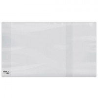 Обложка ПВХ для учебников Биология, Экономика, Букварь, ПИФАГОР универсальная, прозрачная, 120 мкм, 255х490 мм, 227487