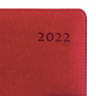 Ежедневник датированный 2022 А5 148х218 мм GALANT "Ritter", под кожу, красный, 112938 по низкой цене оптом 