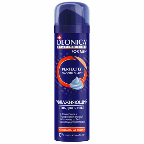 Гель для бритья 200мл DEONICA FOR MEN "Максимальная защита", ш/к 35586, 4600104035586 по низкой цене оптом 