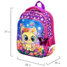 Ранец BRAUBERG QUADRO, 3 отделения, с брелком, "Charming kitten", 37х28х18 см, 270602 по низкой цене оптом Краснодар, Москва, Уфа, Казань, Барнаул, Владивосток, Хабаровск, Сахалин, Красноярск, Екатеренбург, 